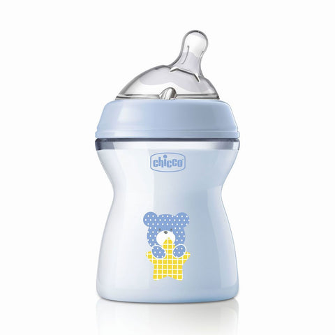 Chicco Natural feeling Bottle 250 ml +2m - BLUE