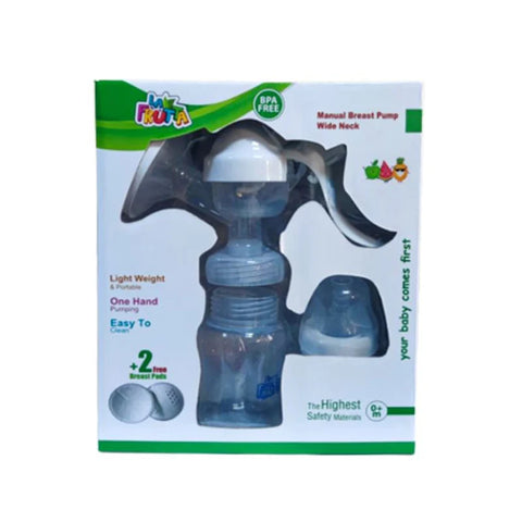 La Frutta Manual Breast Pump wied Neck +2 Breast Pads FREE