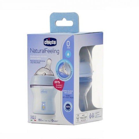 Chicco Natural Feeling Bottle 150 ml +0m Boys