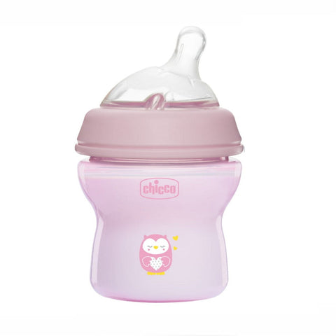 Chicco Natural Feeling Bottle 150 ml +0m rose