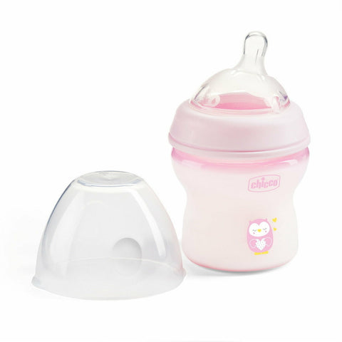 Chicco Natural Feeling Bottle 150 ml +0m rose