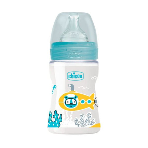 Chicco Wellbeing Bottle 150ml Boy