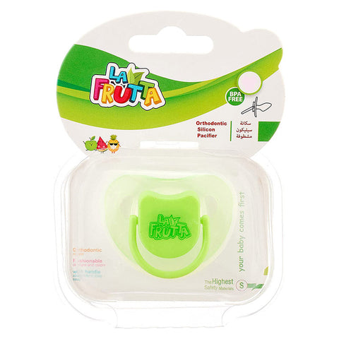 La Frutta Soother With A Bevel For Children, 6-18 months, M ,Green