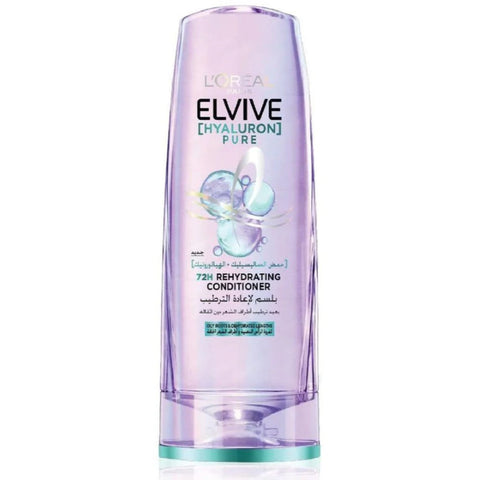 L'OREAL ELVIVE HYALURON PURE 72 H REHYDRATING CONDITIONER 360 ML‏