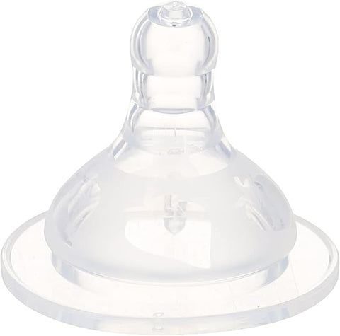 La Frutta Wide Neck Silicone Teat for Babies - clear, 1 Pcs