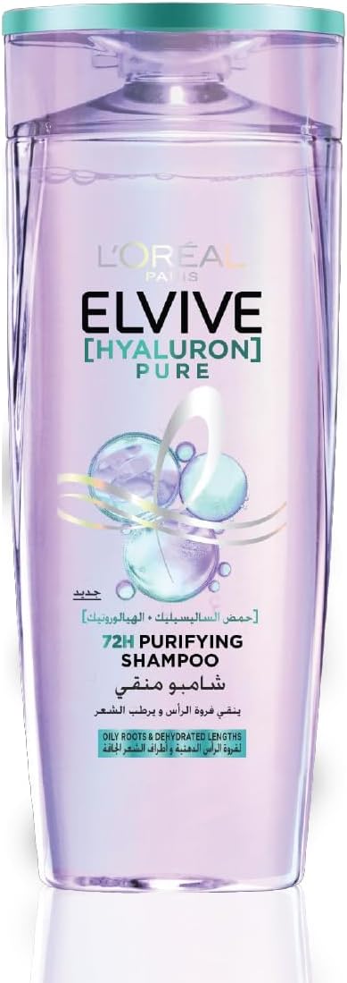 L’Oréal Paris Elvive Hyaluron Pure Purifying Shampoo for Oily Hair 400ML