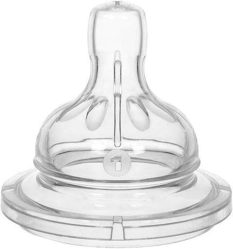 WEE Baby Spare Round Wide Neck Teat, Pack of 1 (0-6m)