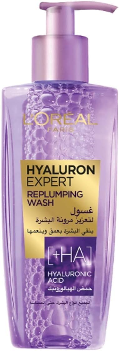 L’Oréal Paris Hyaluron Expert Replumping Face Wash with Hyaluronic Acid, 200ml