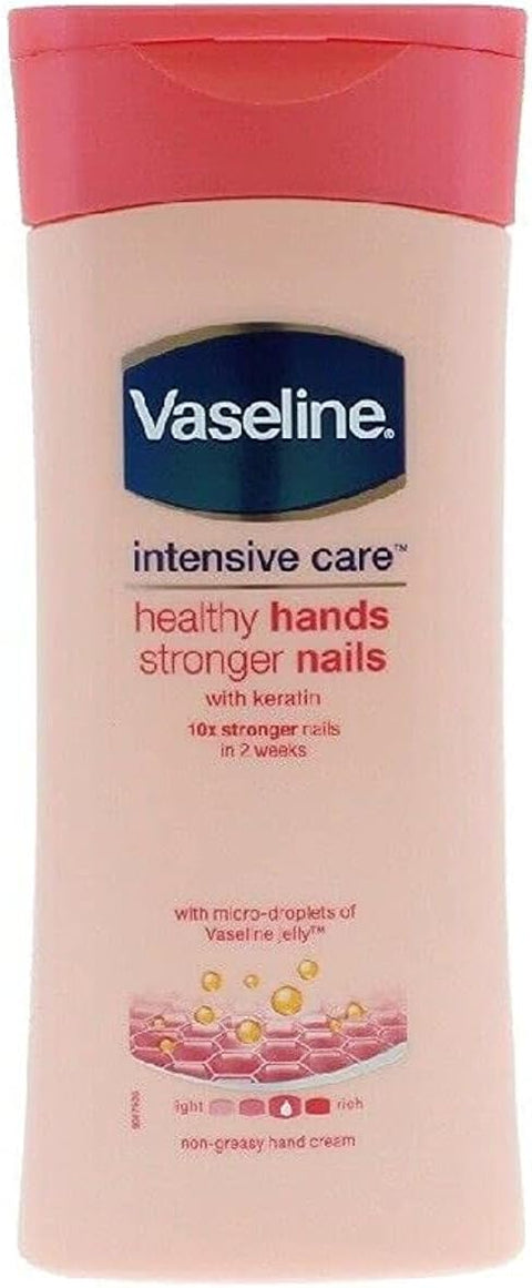 Vaseline healthy hands and stronger nails hand cream 200 ml