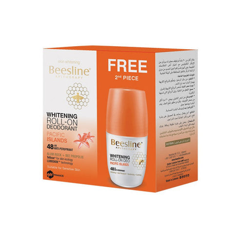 Beesline Whitening Pacific Island Deodorant Roll On + 2nd PIECE FREE