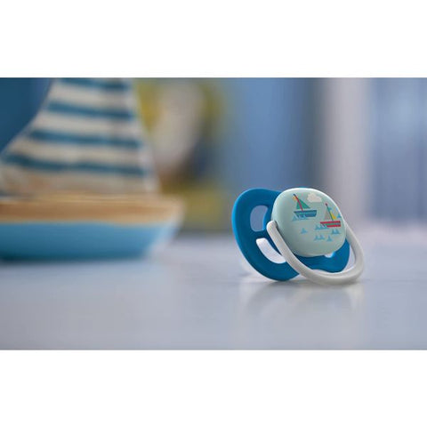 Avent Pacifier Ortho decorated boy 6-18m 2PK