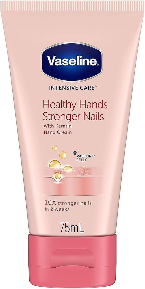 Vaseline healthy hands and stronger nails cream with keratin 75 ml