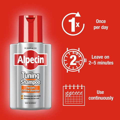 Alpecin Tuning Dark Caffeine Shampoo - 200 ml