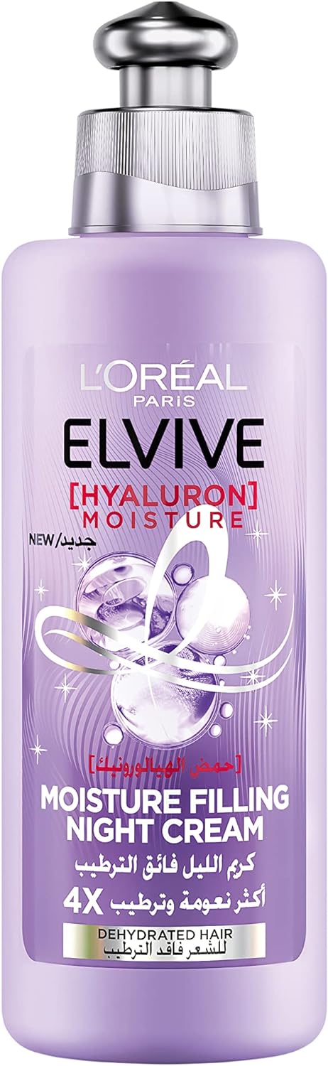 L’Oréal Paris  Elvive Hyaluron Moisture - Moisture Filling Night Cream - 200ml