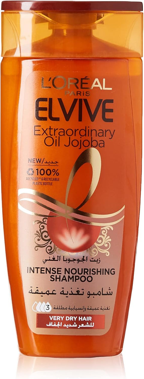 L’Oréal Paris  elvive dry to very dry hair oil shampoo , 200 ml