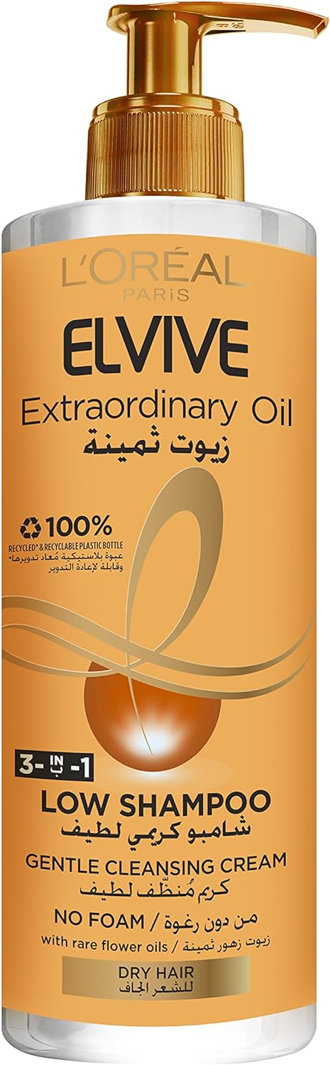 L’Oréal Paris  Elvive Extraordinary Oil Low Shampoo 3 in 1 - 400 ml