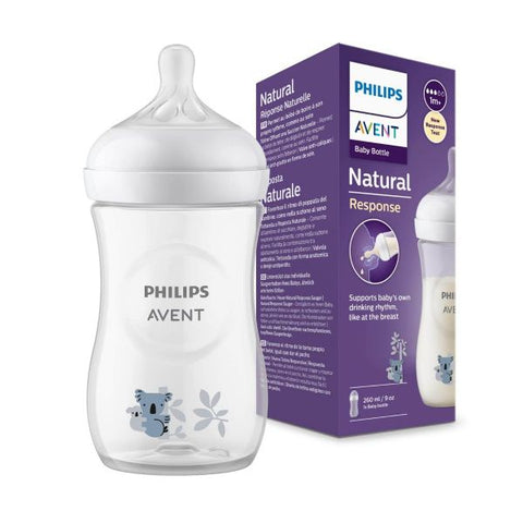 Avent Natural Bottle Response (1M+) 260ml- 1 Pack - Koala