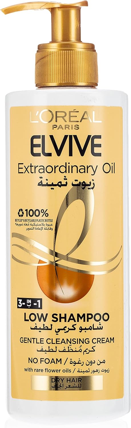 L’Oréal Paris  Elvive Extraordinary Oil Low Shampoo 3 in 1 - 400 ml