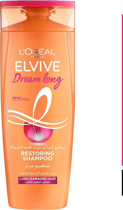 L’Oréal Paris  Elvive Dream Shampoo For Long Damaged Hair, 400 ml