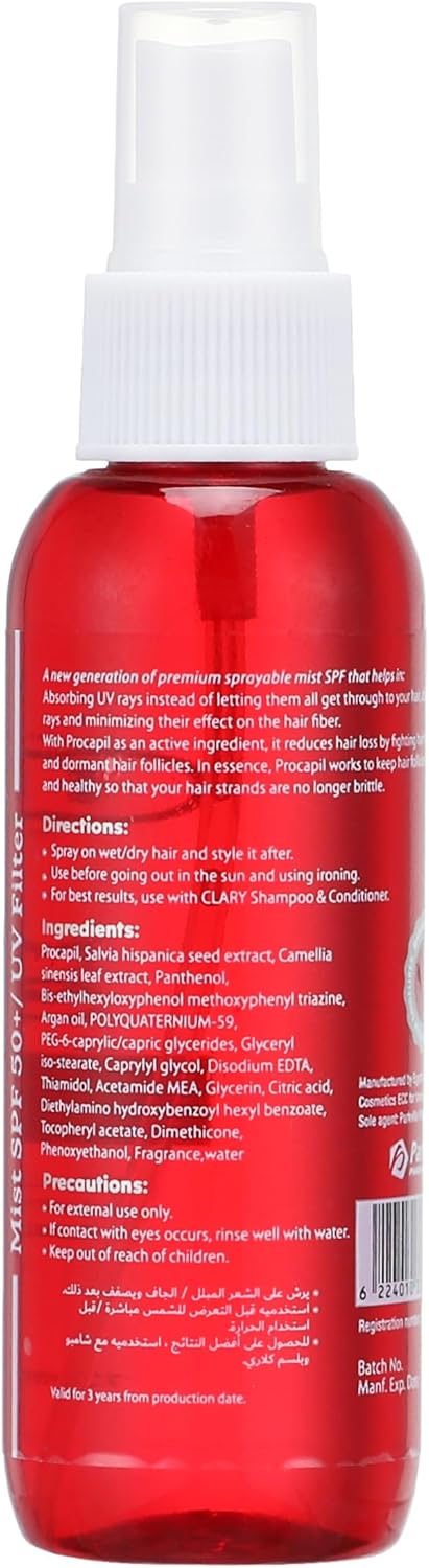 CLARY hair mist SPF 50+ 120ml