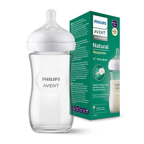 Philips Avent Natural baby bottle 240ml glass 1PK