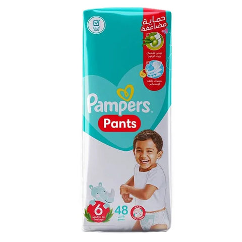 Pampers pants, size 6, +16kg 48baby diapers