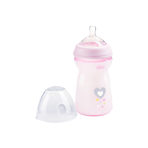 Chicco natural feeling bottle 330ml 6m+ - Pink