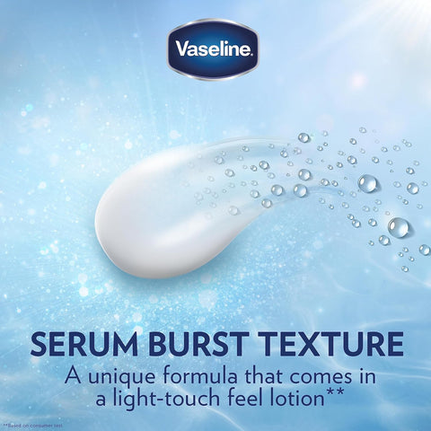 Vaseline® Gluta-Hya Smooth Radiance Serum Burst body Lotion,10x more powerful than vitamin c, for glowing & bright skin, 200ml