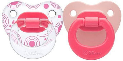 Wee Baby Double Orthodontic Soother (0-6m) 2pcs For Girls