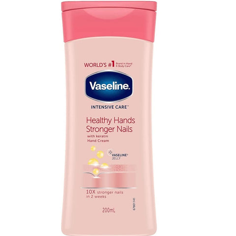 Vaseline healthy hands and stronger nails hand cream 200 ml