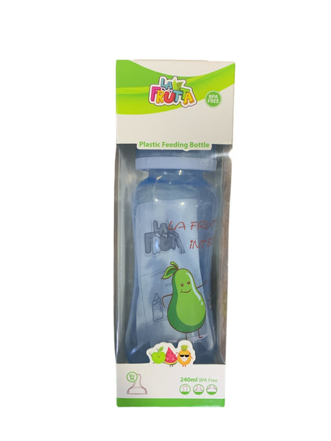 La Frutta Plastic Feeding Bottle, 240 Ml blue +0m