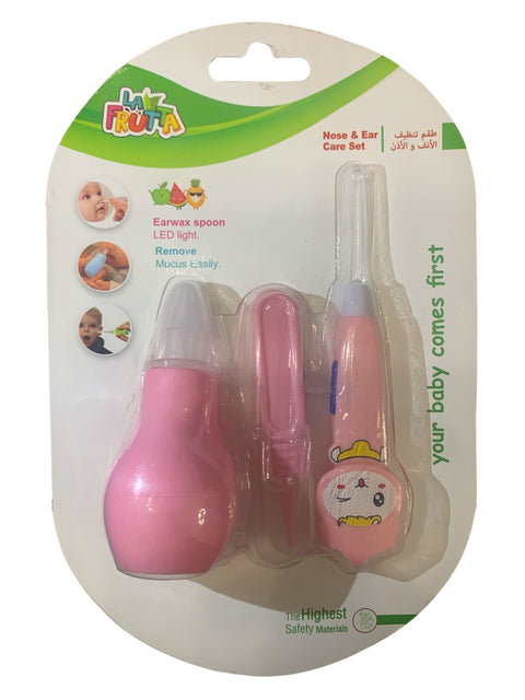 La Frutta nose & ear care set pink