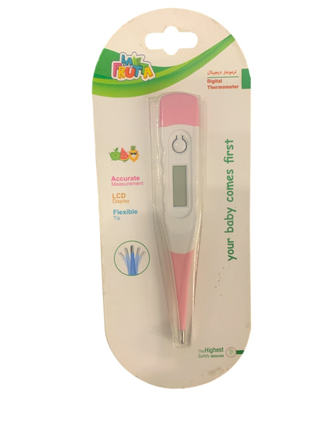 La Frutta digital thermometer pink