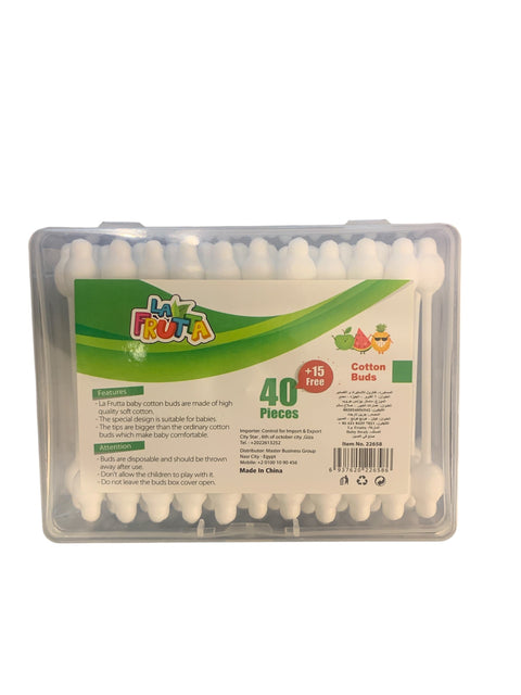 La Frutta cotton buds 40 pcs +15 free