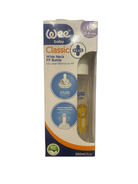 Wee Baby Classic Plus Wide Neck PP Bottle 250 ml (0-6M)