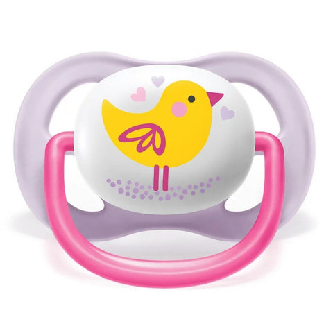 Avent Pacifier Ortho decorated 0-6m girl 2PK