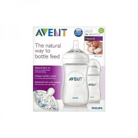 Avent Natural baby bottle 260ml 2PK