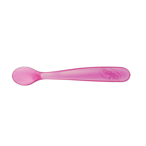 Chicco Soft Spoon Bi-Pack (Pink) 6m+