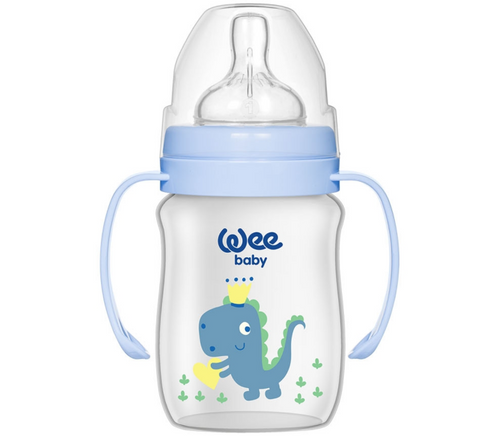 Wee Baby Classic Plus Wide Mouth PP Baby Bottle with Handle 150 ml