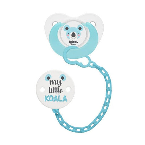 Wee Baby Pacifier Set with Brooch - Koala (0-6m)