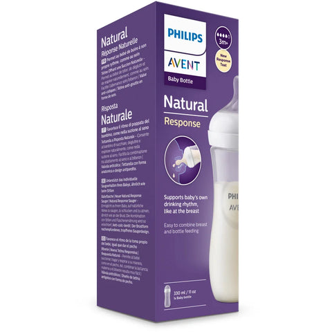 Avent Natural Bottle Response (3m+) 330ml- 1 Pack