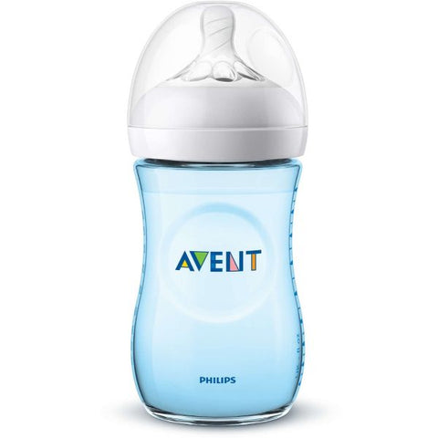 Avent Natural baby bottle 260ml blue 2PK