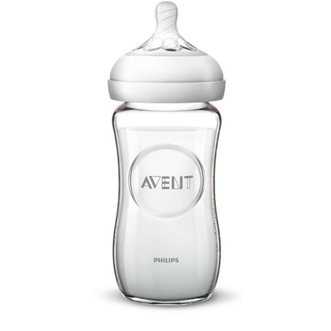 Avent Natural baby bottle 240ml glass 1PK