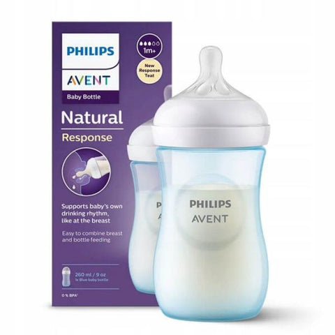 Avent Natural Response 260ml Blue