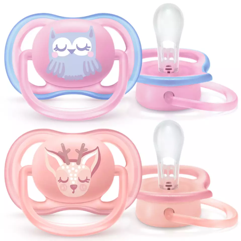 Avent Pacifier ultra  Air 0-6m girl 2PK