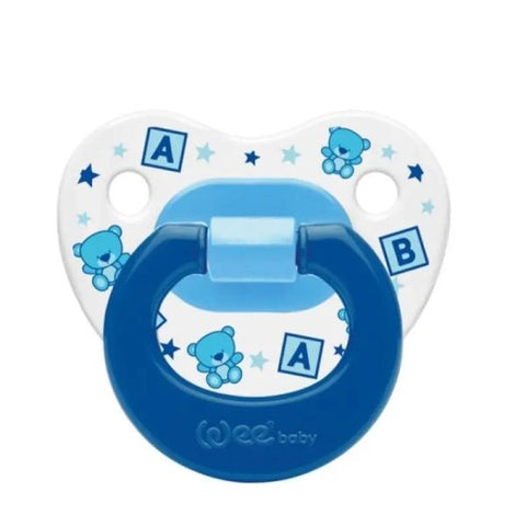 WEE Patterned Body Orthodontic Soother (0-6m) for boys