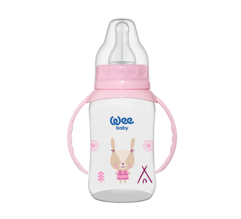 Wee Baby PP Feeding Bottles With Grip 150 ml (6-18m)