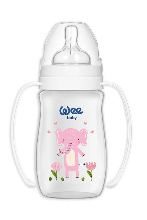 Wee Baby Safari bottle with hand 250ml (0-6M)