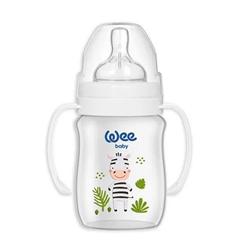 Wee Baby Safari bottle with hand 250ml (0-6M)